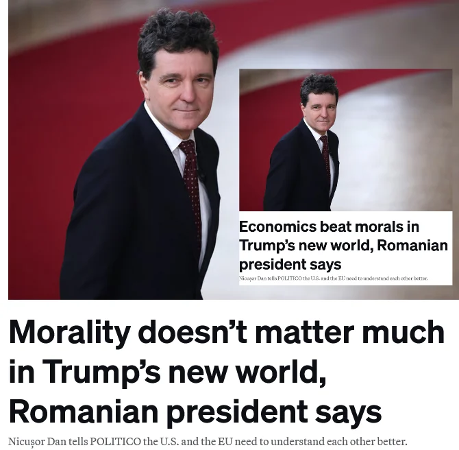 Nicușor Dan, pedepsit de POLITICO printr-un fake-news ce-l poziționează anti-Trump! (Inpolitics)