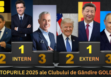 TOPURILE 2025 ale Clubului de Gândire GOLD. Cine sunt laureații în politica internă și externă!
