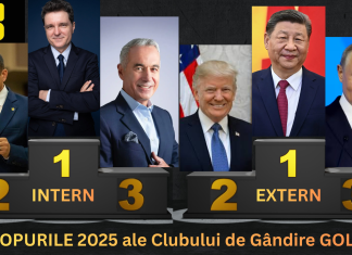 TOPURILE 2025 ale Clubului de Gândire GOLD. Cine sunt laureații în politica internă și externă!