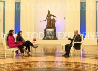 Interviu senzațional acordat de Vladimir Putin pentru două vedete TV din India