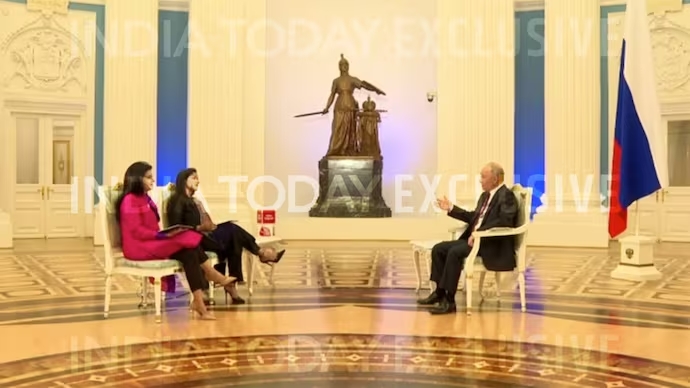 Interviu senzațional acordat de Vladimir Putin pentru două vedete TV din India