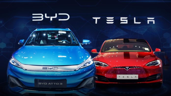 Un producător chinez îl detronează pe Elon Musk în domeniul mașinilor electrice. BYD, mult mai atractivă decât TESLA!
