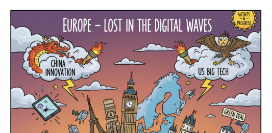 Dan Diaconu prezintă în mod frust starea Europei: ”Orfan oligofren, sărac lipit pământului, dar plin de fițe, caut tătuc putred de bogat!”