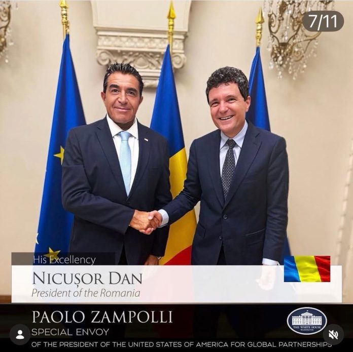 Bomba din SUA. Zampolli, fostul impresar al Melaniei Trump când era manechină “de lux”, îl numește “drag prieten” pe Nicușor Dan, i-a organizat întrevederea cu Rubio! Legăturile cu proxenetul Epstein
