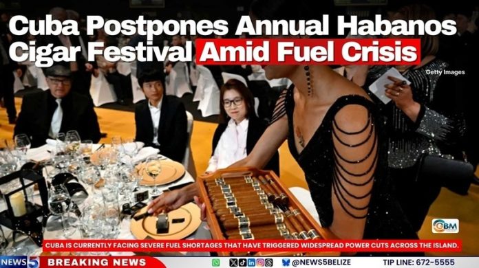 Cuba suspendă festivalul anual al trabucurilor, pe fondul crizei energetice provocate de blocada petrolieră a SUA