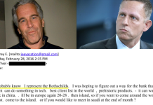 Adevărul senzațional despre Epstein, într-un mesaj către miliardarul Peter Thiel: “După cum știi, îi reprezint pe Rothschilds!” (EVADARE.RO)
