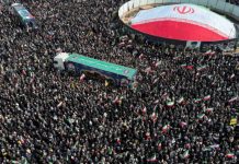 THE TIMES: Înmormântarea lui Larijani la Teheran. “Moarte Israelului și Americii!”