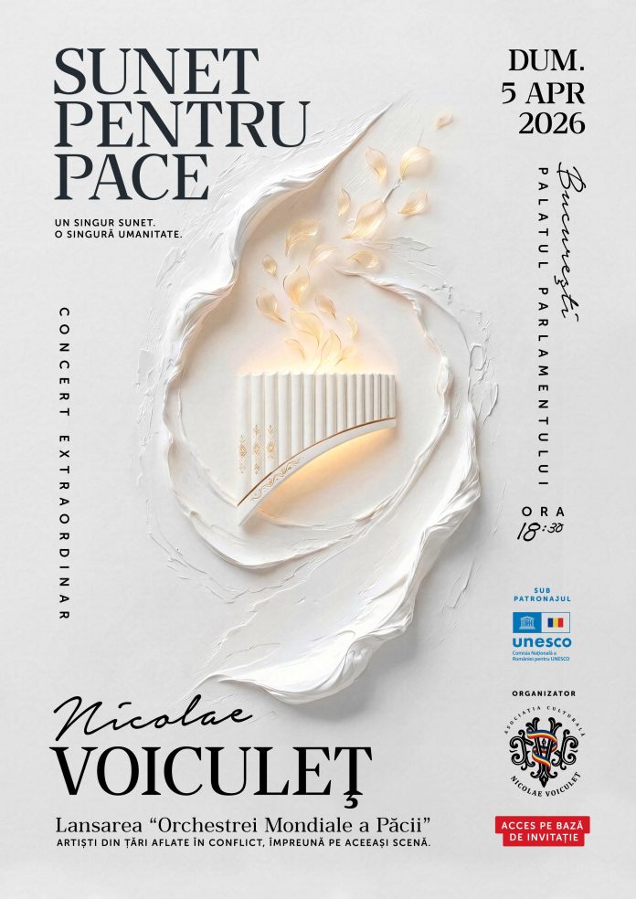 România, prima țară care găzduiește un CONCERT PENTRU PACE! Naistul Nicolae Voiculeț aduce împreună artiști din toată lumea, inclusiv din Ucraina, Rusia, Israel, Iran. Guvernul României refuză participarea! România, prima țară care găzduiește un CONCERT PENTRU PACE! Naistul Nicolae Voiculeț aduce împreună artiști din toată lumea, inclusiv din Ucraina, Rusia, Israel, Iran. Guvernul României refuză participarea!