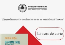 Lansare de carte la Cluj-Napoca: „Barometrul puterii geopolitice și noua ordine mondială”, de Daria Gușă