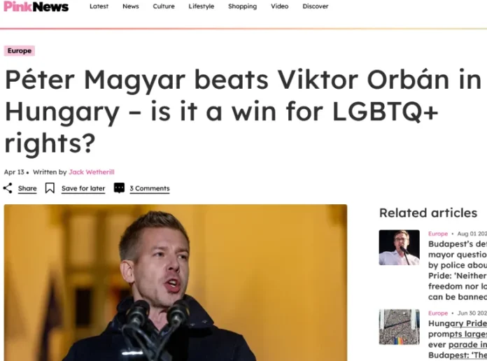 INPOLITICS: Victoria lui Peter Magyar e și o victorie pentru drepturile LGBT?! INPOLITICS: Victoria lui Peter Magyar e și o victorie pentru drepturile LGBT?!