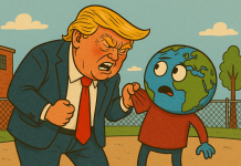 Gabriel Șerban despre America de azi și Trump, “un bătăuș de cartier ce-a rămas singur în curtea școlii, iar ceilalți au plecat să se joace cu alți copii”!