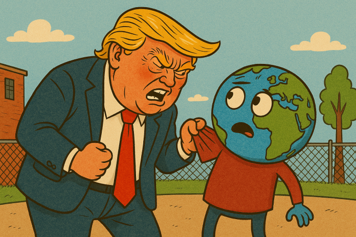 Gabriel Șerban despre America de azi și Trump, “un bătăuș de cartier ce-a rămas singur în curtea școlii, iar ceilalți au plecat să se joace cu alți copii”! Gabriel Șerban despre America de azi și Trump, “un bătăuș de cartier ce-a rămas singur în curtea școlii, iar ceilalți au plecat să se joace cu alți copii”!