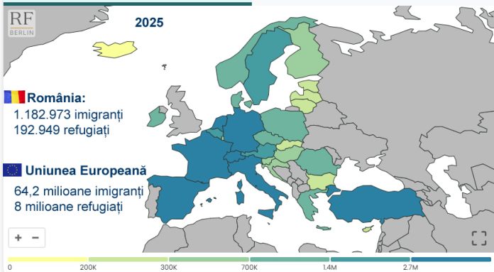 EVADARE.RO: Record de peste 64 de milioane de imigranți în UE! EVADARE.RO: Record de peste 64 de milioane de imigranți în UE!