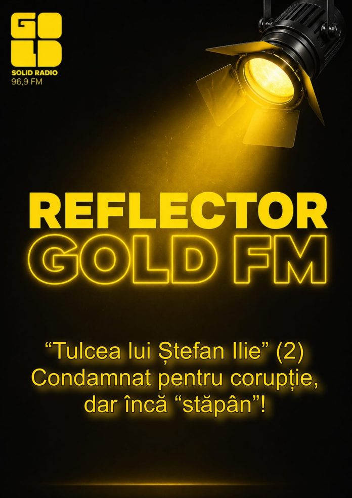 REFLECTOR la GOLD FM: “Tulcea lui Ștefan Ilie” (2) Condamnat pentru corupție, dar încă “stăpân”! REFLECTOR la GOLD FM: “Tulcea lui Ștefan Ilie” (2) Condamnat pentru corupție, dar încă “stăpân”!