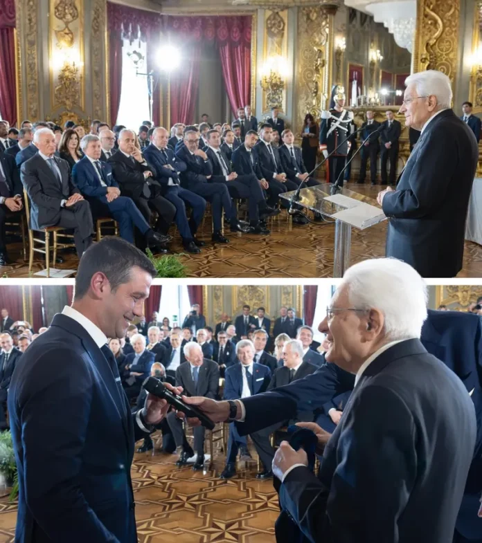 Cristian Chivu, discursul în fața președintelui Italiei! Cristian Chivu, discursul în fața președintelui Italiei!