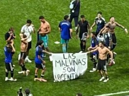 Fotbaliștii Argentinei sunt apărați de Casa Albă în cazul bannerului controversat!