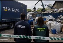 Europol lovește din nou: Rețea internațională de trafic cu deșeuri periculoase destructurată. Crima organizată își schimbă fața în Europa
