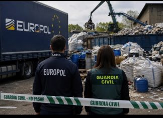 Europol lovește din nou: Rețea internațională de trafic cu deșeuri periculoase destructurată. Crima organizată își schimbă fața în Europa