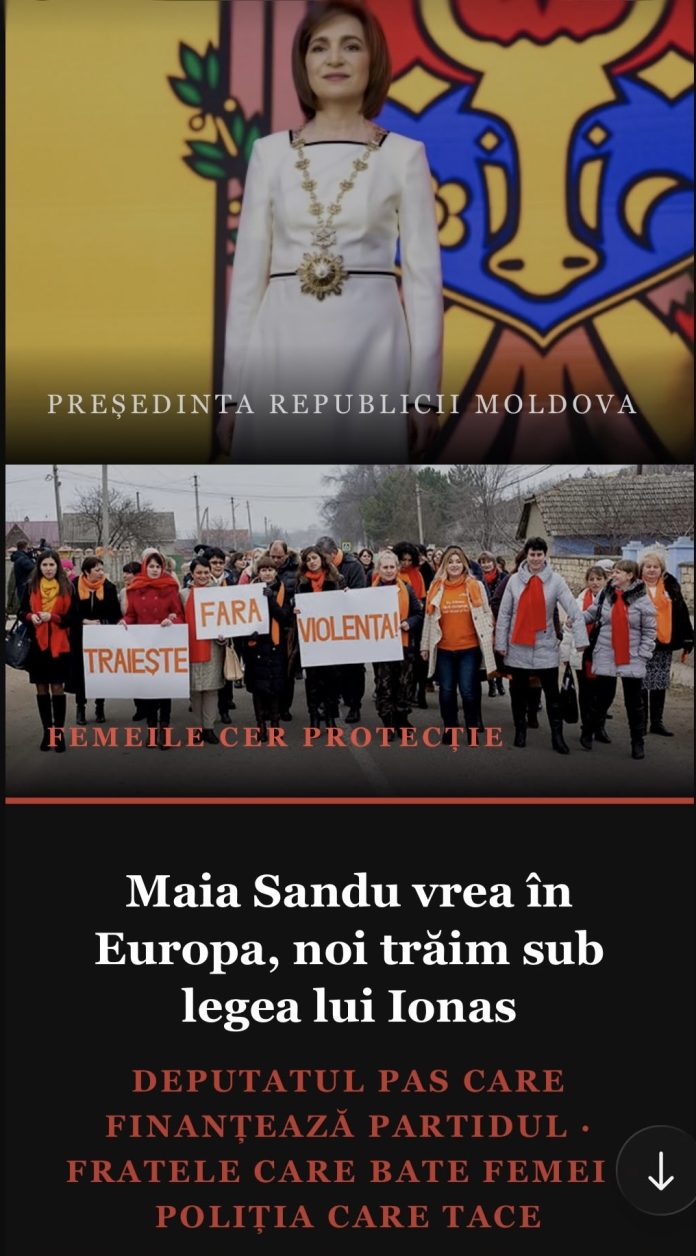 Maia Sandu vrea în Europa, noi trăim sub legea lui Ionaș. DEPUTATUL PAS CARE FINANȚEAZĂ PARTIDUL. FRATELE CARE BATE FEMEI. POLIȚIA CARE TACE Maia Sandu vrea în Europa, noi trăim sub legea lui Ionaș. DEPUTATUL PAS CARE FINANȚEAZĂ PARTIDUL. FRATELE CARE BATE FEMEI. POLIȚIA CARE TACE