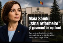 Maia Sandu, „zâna reformelor” și guvernul de opt luni. Radiografia unui dezastru!