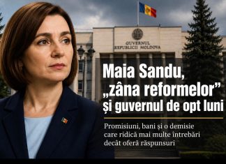 Maia Sandu, „zâna reformelor” și guvernul de opt luni. Radiografia unui dezastru!