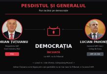 Pesedistul Țuțuianu și generalul Pahonțu, colegi de bancă la Câmpulung, pun lacătul pe democrație