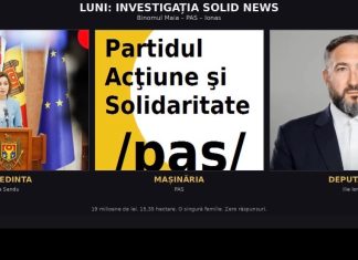 ZERO RĂSPUNSURI, TOATE PROBELE: Cum familia deputatului PAS Ionas a capturat Primăria Costești cu complicitatea tăcerii Maia Sandu. Investigație Solid News.