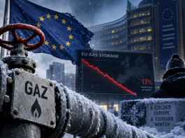 Efectele sancțiunilor “inteligente” ale Comisiei Europene. UE intră în iarnă cu cele mai mici stocuri de gaze înregistrate vreodată! (FT)