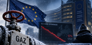 Efectele sancțiunilor “inteligente” ale Comisiei Europene. UE intră în iarnă cu cele mai mici stocuri de gaze înregistrate vreodată! (FT)