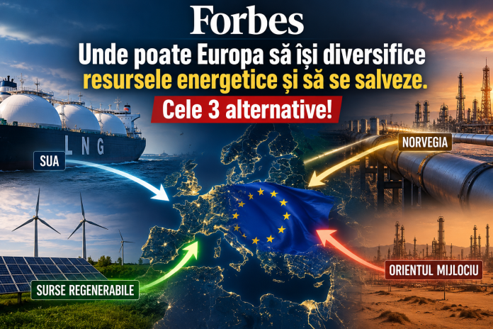 FORBES: Unde poate Europa să își diversifice resursele energetice și să se salveze. Cele 3 alternative! FORBES: Unde poate Europa să își diversifice resursele energetice și să se salveze. Cele 3 alternative!