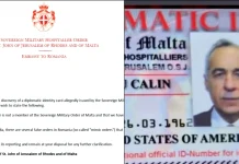 Călin Georgescu acuzat și că posedă legitimație falsă a Ordinului de Malta. Comunicat oficial al organizației!