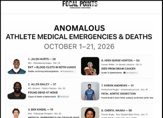 ACTIVENEWS: CAD CA MUȘTELE! Cel puțin 10 sportivi americani de renume au decedat sau au suferit urgențe medicale neobișnuite în ultimele 21 de zile. Nicolas Hulscher: Asta nu este normal!