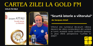 Cartea Zilei la GOLD FM, ”Scurtă istorie a viitorului”, de Jacques Attali. Viitorul era cunoscut de-acum câteva decenii de către conducătorii din umbră ai lumii, această carte confirmă ipoteza, în plus oferă perspectiva ”Lumea în 2050”!
