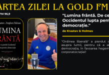 Cartea Zilei la GOLD FM. ”Lumina frântă. De ce pierde Occidentul lupta pentru democrație.”, de Krastev & Holmes. ”Ordinea liberală” a pierdut dominația asupra lumii, pentru că a abandonat democrația, în favoarea hegemoniei și a corporatocrației!