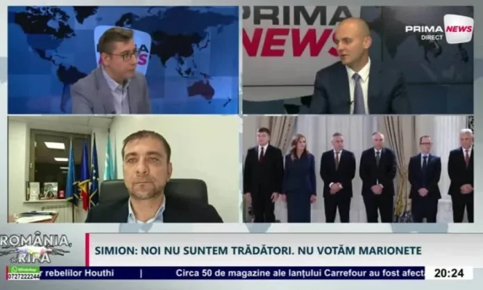 PRIMA NEWS Motivul pentru care parlamentarii AUR nu au participat la votul din Parlament. Andrei Guşă: „Preşedintele Nicuşor Dan a încălcat spiritul Constituţiei” PRIMA NEWS Motivul pentru care parlamentarii AUR nu au participat la votul din Parlament. Andrei Guşă: „Preşedintele Nicuşor Dan a încălcat spiritul Constituţiei”